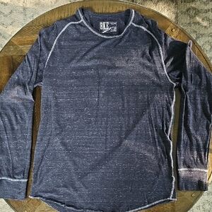 BKE Blue Long Sleeve Tees Casual Comfort